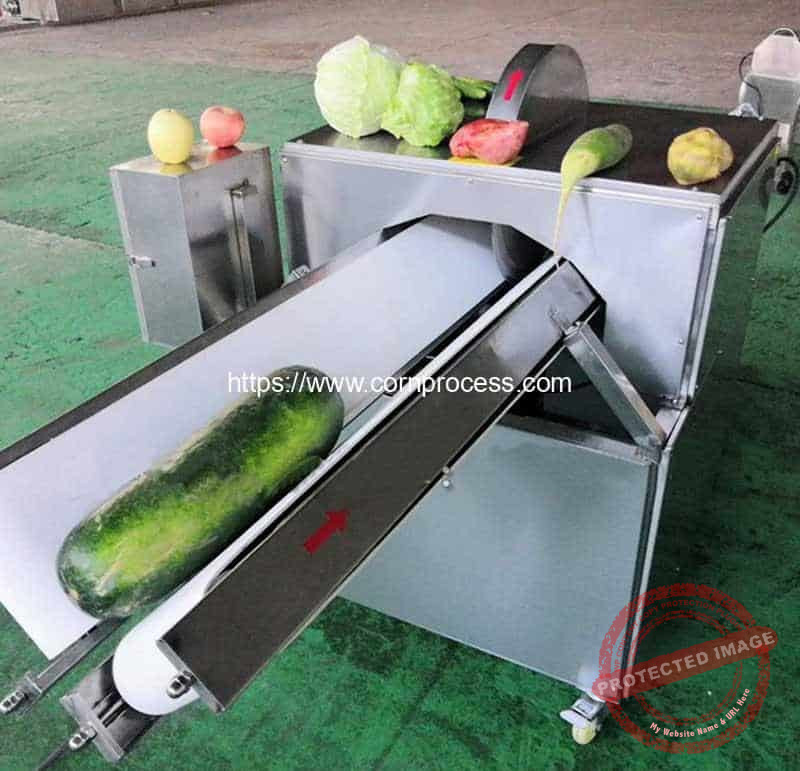 Automatic-Corn Vegetable-Half-Cutting-Machine
